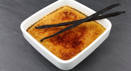 Une crème brulée