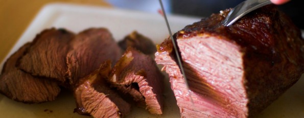 Cuisson rosé pour notre roti de boeuf